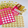 Papieraufkleber als Selbstklebe-Coupon